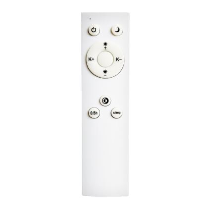 Top Light - LED Aptumšojama griestu lampa REVIT LED/50W/230V 3000-6500K 50x50 cm balta + tālvadības pults