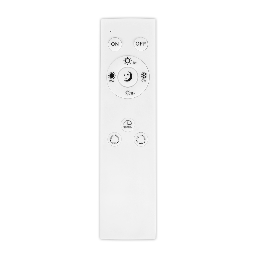 Top Light - LED Dimējama griestu virsmas vai pakaramā lampa OVAL LED/36W/230V 3000-6500K balta + tālvadības pults