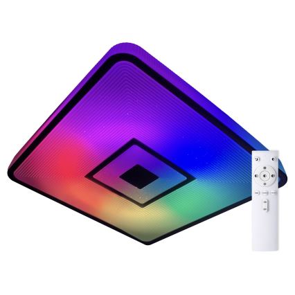 Top Light - LED RGB Aptumšojama griestu lampa RAINBOW LED/24W/230V leņķa + tālvadības pults