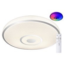 Top Light - LED RGB Aptumšojama griestu lampa RAINBOW LED/24W/230V apaļa + tālvadības pults
