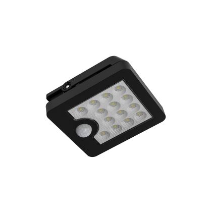Top Light - LED Saules enerģijas sienas Prožektors ar sensoru HELEON S LED/5W/3,7V IP65 4000K 1800 mAh