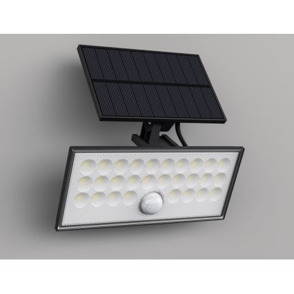 Top Light - LED Saules enerģijas sienas Prožektors ar sensoru HELEON VARIO LED/8W/3,7V IP65 4000K 2200 mAh + tālvadības pults