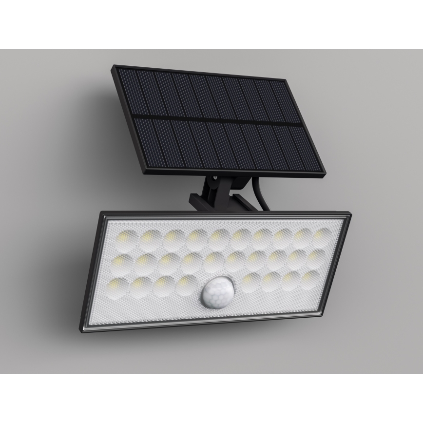Top Light - LED Saules enerģijas sienas Prožektors ar sensoru HELEON VARIO LED/8W/3,7V IP65 4000K 2200 mAh + tālvadības pults