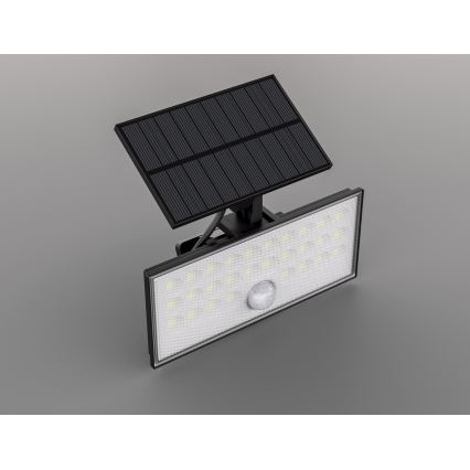 Top Light - LED Saules enerģijas sienas Prožektors ar sensoru HELEON VARIO LED/8W/3,7V IP65 4000K 2200 mAh + tālvadības pults