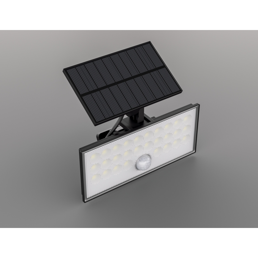 Top Light - LED Saules enerģijas sienas Prožektors ar sensoru HELEON VARIO LED/8W/3,7V IP65 4000K 2200 mAh + tālvadības pults