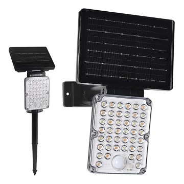 Top Light - LED saules gaismeklis ar 3-in-1 sensoru ZENITH LED/10W/3,7V 3000/4000/6500K IP54 2400 mAh