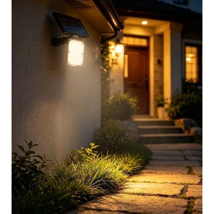 Top Light - LED saules gaismeklis ar 3-in-1 sensoru ZENITH LED/10W/3,7V 3000/4000/6500K IP54 2400 mAh