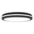 Top Light - LED vannas istabas griestu gaismeklis COMET LED/40W/230V 3000/4000/6500K IP54 melns Ø 40 cm