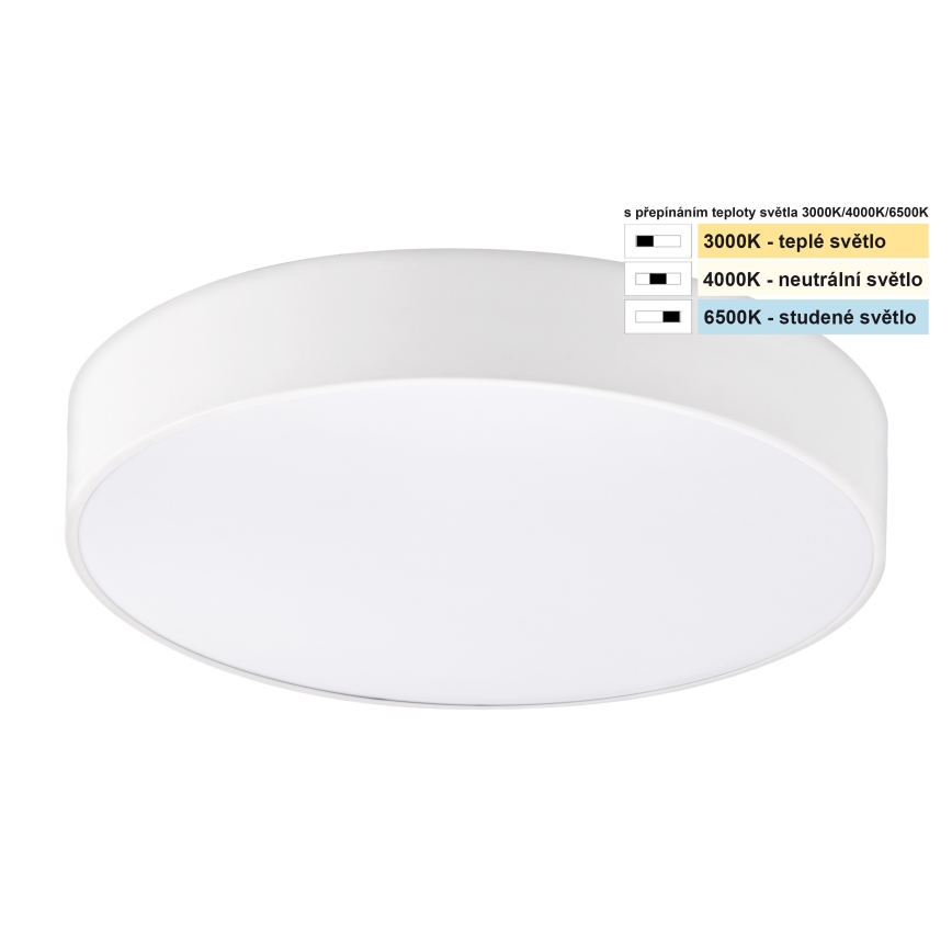 Top Light - LED Vannas istabas griestu lampa PETAL LED/24W/230V IP44 3000/4000/6500K d. 35 cm balta