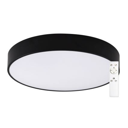 Top Light - LED Aptumšojama vannas istabas griestu lampa PETAL LED/48W/230V IP44 3000-6500K d. 48 cm melna + tālvadības pults