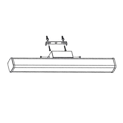 Top Light - LED Vannas istabas spoguļa apgaismojums MADEIRA LED/15W/230V 60 cm IP44