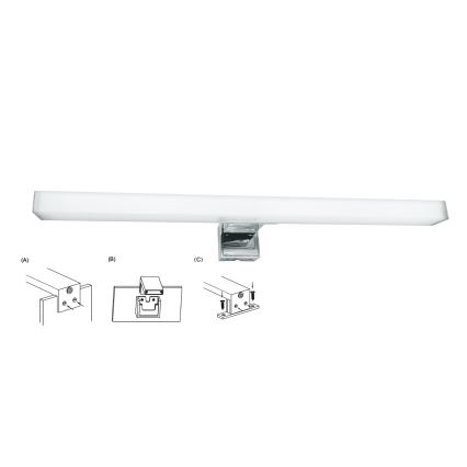 Top Light - LED Vannas istabas spoguļa apgaismojums OREGON LED/7W/230V 40 cm IP44