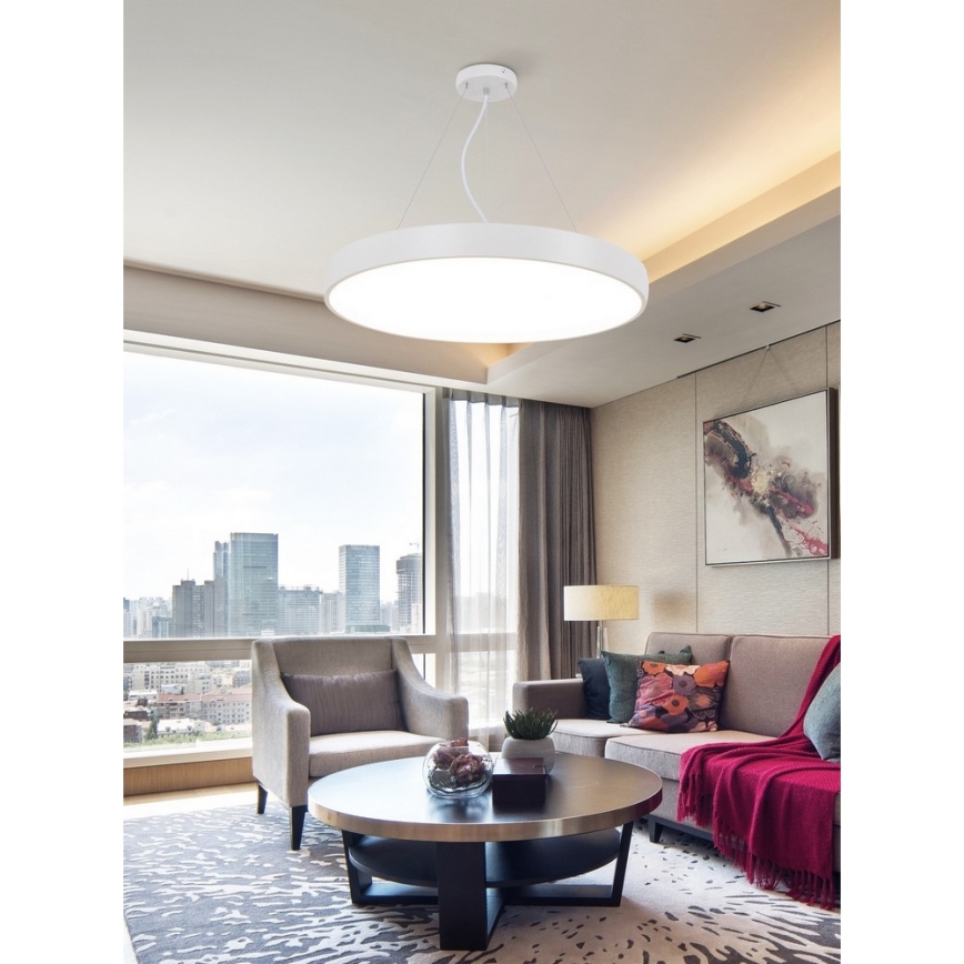 Top Light Metal 60BZ TP - LED Aptumšojama lustra ar auklu METAL LED/60W/230V balta