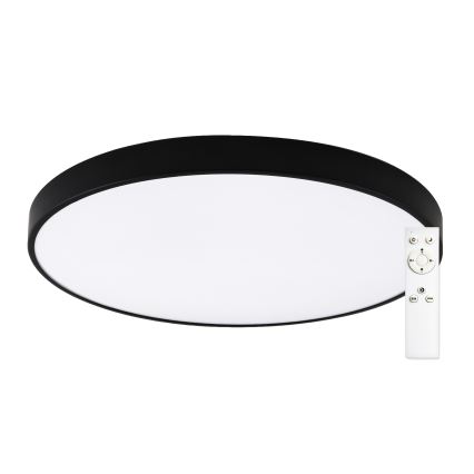 Top Light - LED dimējama vannasistabas griestu lampa PETAL, 60 W, 230 V, 3000–6500 K, IP44, Ø 59 cm, melna, ar tālvadības pulti
