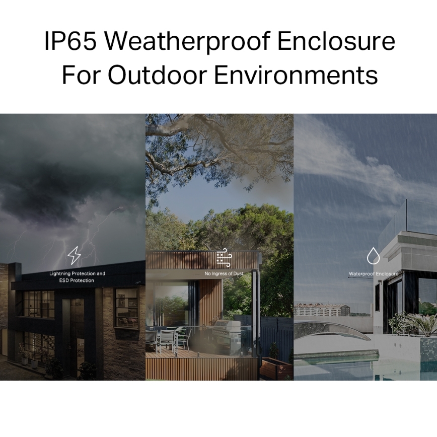 TP-Link - Āra/iekštelpu Mesh Wi-Fi 6 ierīce