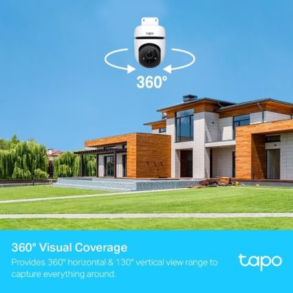 TP-Link - Āra kamera ar sensoru IP65 Wi-Fi