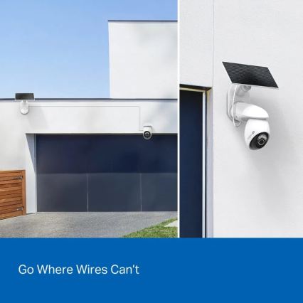 TP-Link - Āra saules darbināma kamera IP65 Wi-Fi