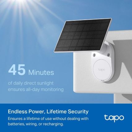 TP-Link - āra saules kamera ar sensoru IP65 Wi-Fi