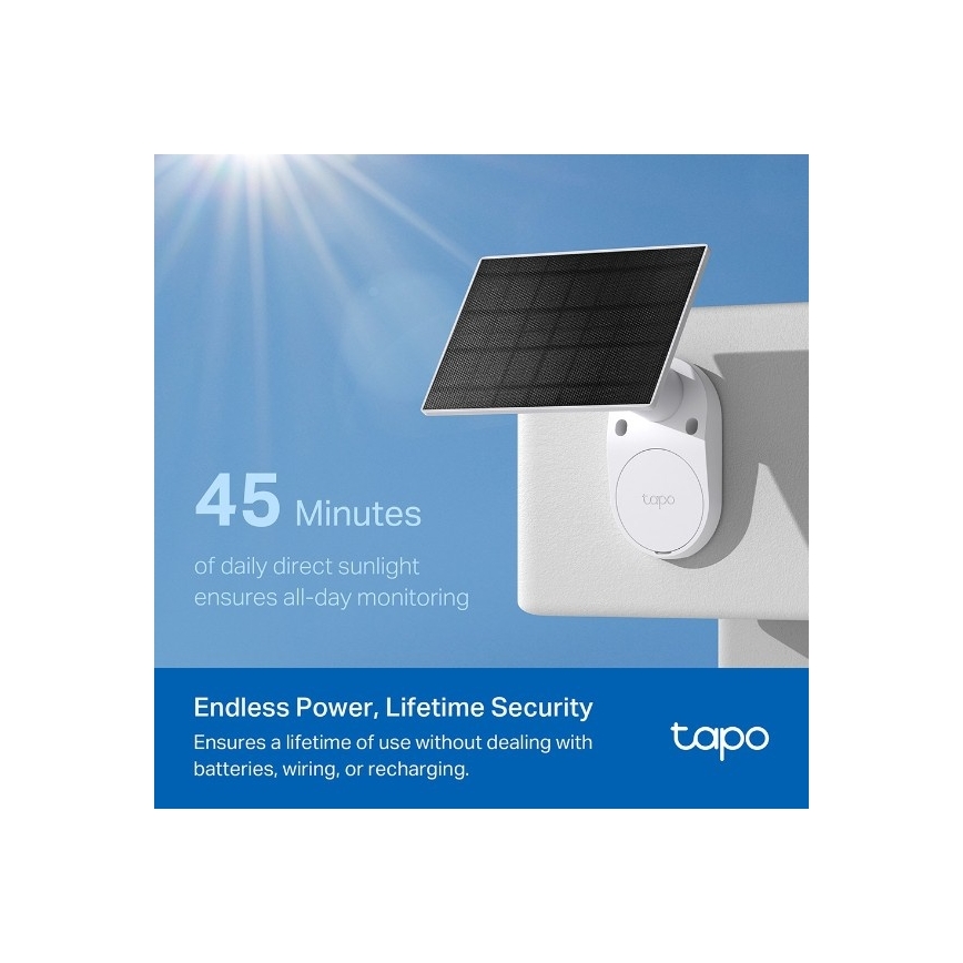 TP-Link - āra saules kamera ar sensoru IP65 Wi-Fi