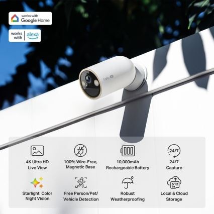 TP-Link - Āra videokamera ar sensoru, 10000 mAh, IP66, Wi-Fi