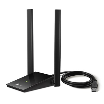 TP-Link - Archer T4U Plus bezvadu USB tīkla adapteris ar antenām ar augstu pastiprinājumu (Wi‑Fi)
