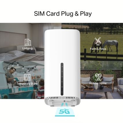 TP-Link - Bezvadu divjoslu gigabita 5G maršrutētājs Archer NX200 Wi-Fi