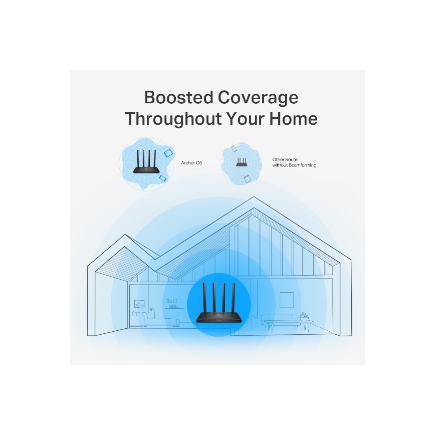 TP-Link - Bezvadu gigabita MU-MIMO maršrutētājs