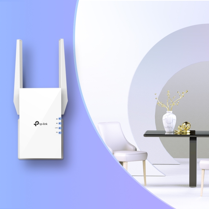 TP-Link - Divjoslu Wi-Fi 6 paplašinātājs RE505X