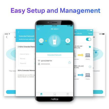 TP-Link - Divjoslu Wi-Fi 6 paplašinātājs RE505X