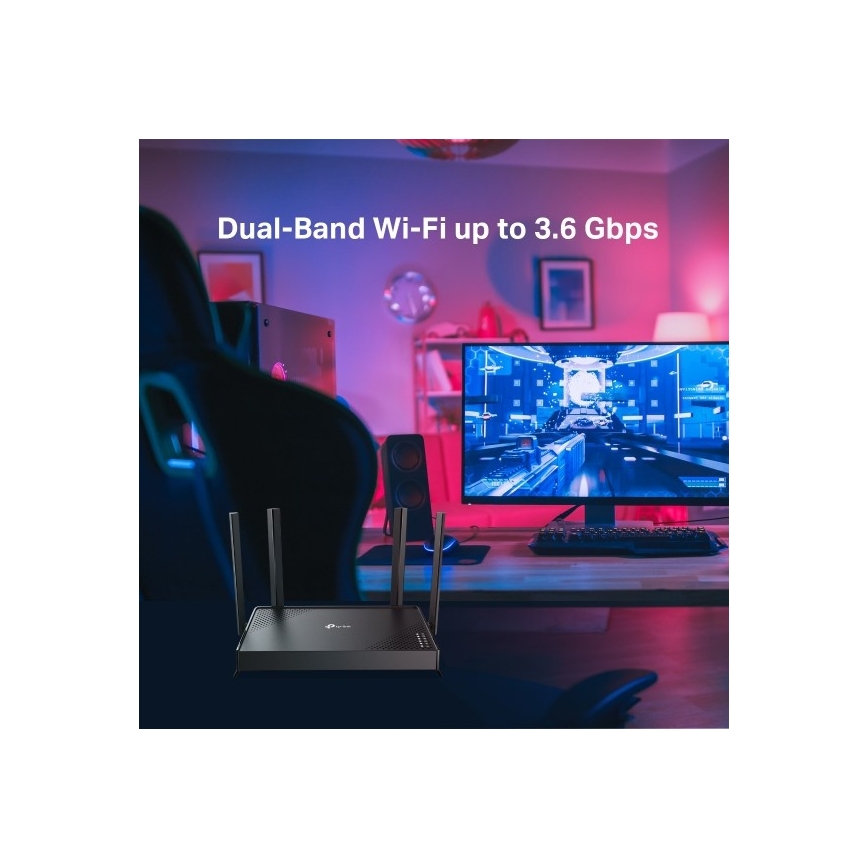 TP-Link - Divjoslu Wi-Fi 7 maršrutētājs Archer BE220