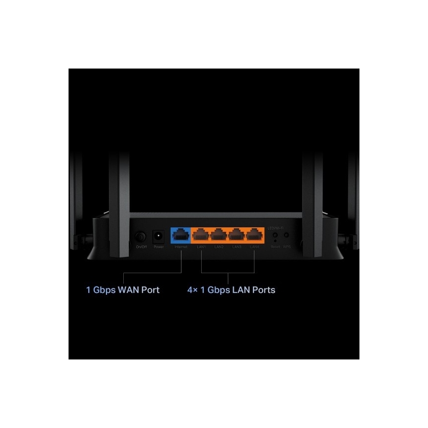 TP-Link - Divjoslu Wi-Fi 7 maršrutētājs Archer BE220