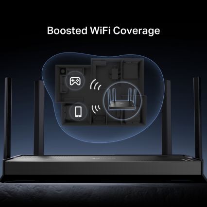 TP-Link - Divjoslu Wi-Fi 7 maršrutētājs Archer BE220