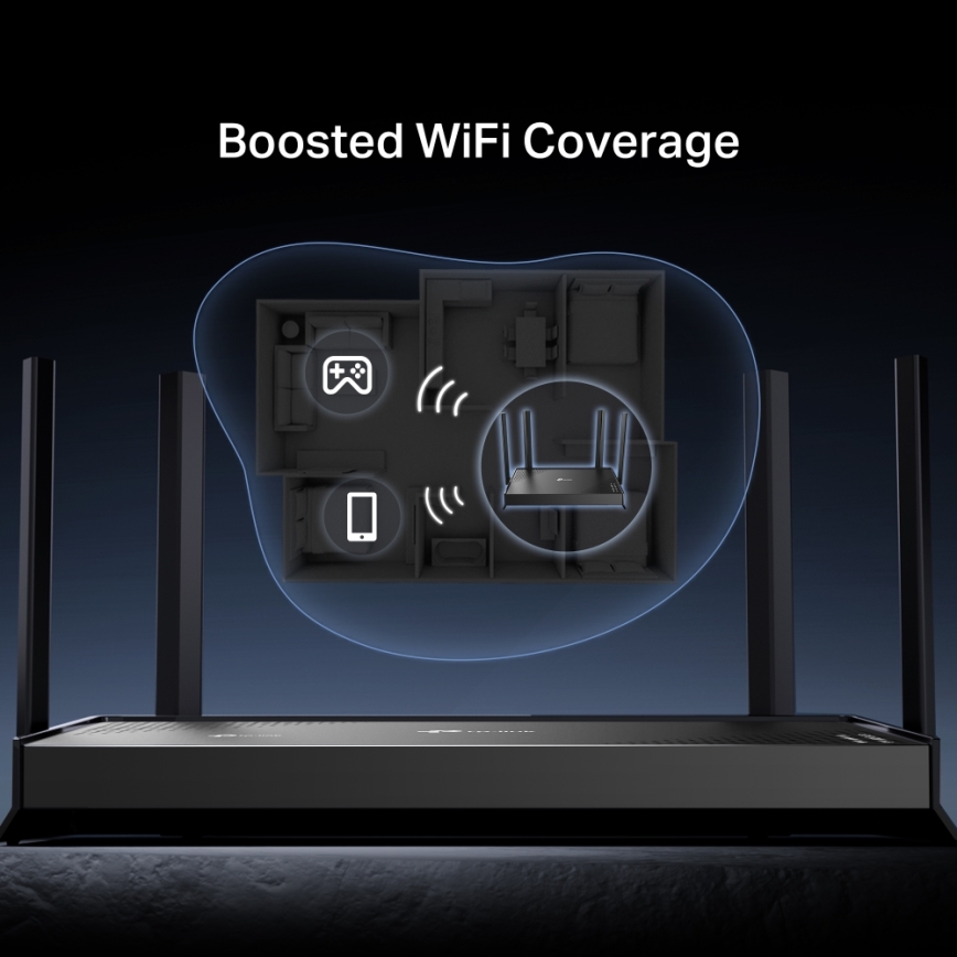 TP-Link - Divjoslu Wi-Fi 7 maršrutētājs Archer BE220