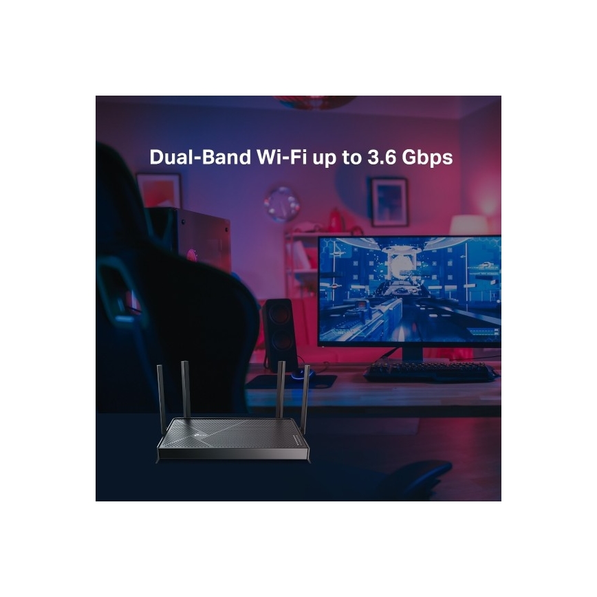 TP-Link - Divjoslu Wi-Fi 7 maršrutētājs Archer BE230