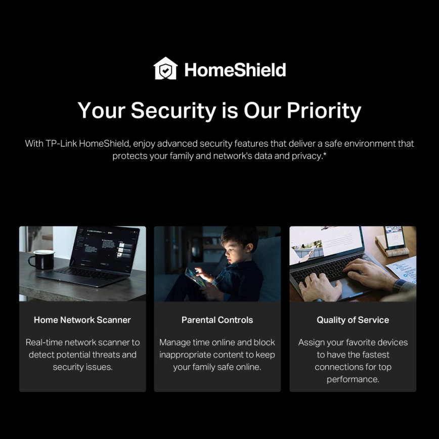 TP-Link - Divjoslu Wi-Fi 7 maršrutētājs