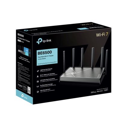 TP-Link - divjoslu Wi‑Fi 7 maršrutētājs