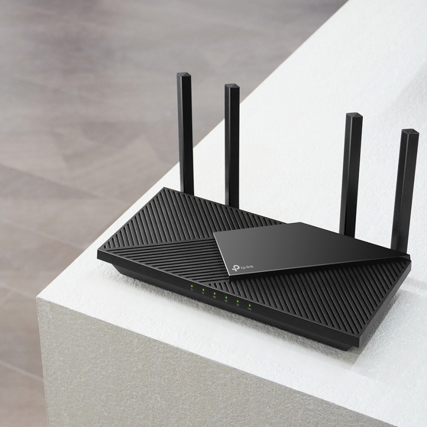 TP-Link - Divu joslu multigigabitu Wi-Fi 6 maršrutētājs ar 2,5G portu Archer AX55 Pro