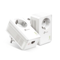 TP-Link - Gigabitu Powerline Wi-Fi komplekts ar caurlaides kontaktligzdu