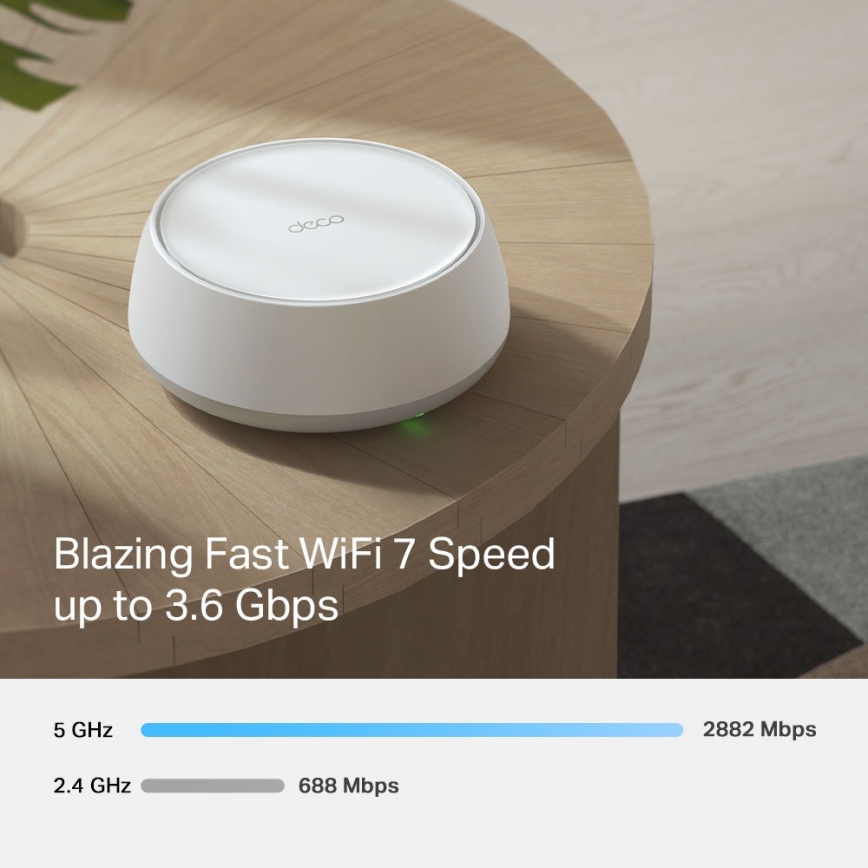 TP-Link - Komplekts 2x Wi‑Fi 7 mesh tīkla sistēma visai mājai Deco BE22