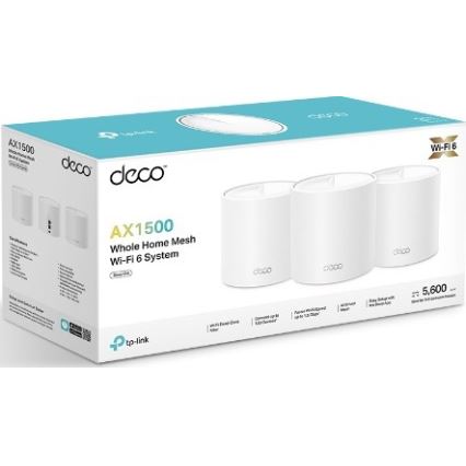 TP-Link - komplekts (3 vienības) Wi-Fi 6 mesh sistēma visai mājai Deco X10