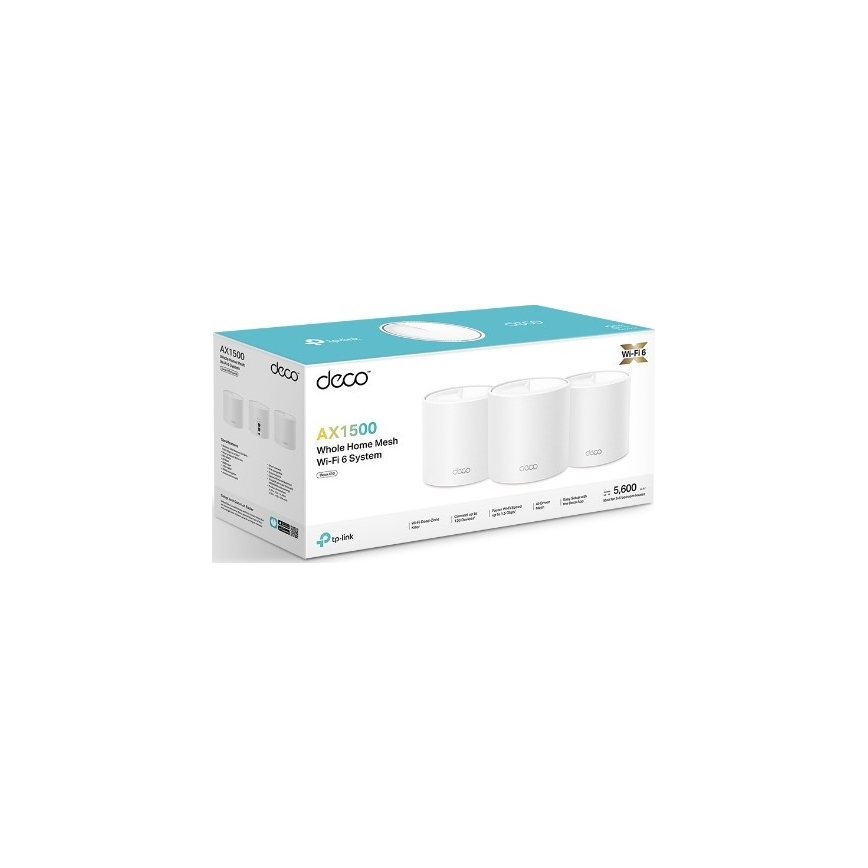 TP-Link - komplekts (3 vienības) Wi-Fi 6 mesh sistēma visai mājai Deco X10