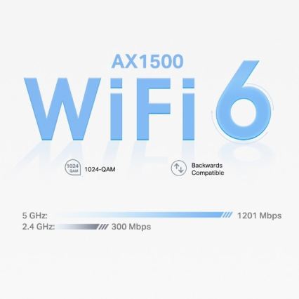 TP-Link - Komplekts 3x Wi-Fi 6 mesh sistēma visai mājai