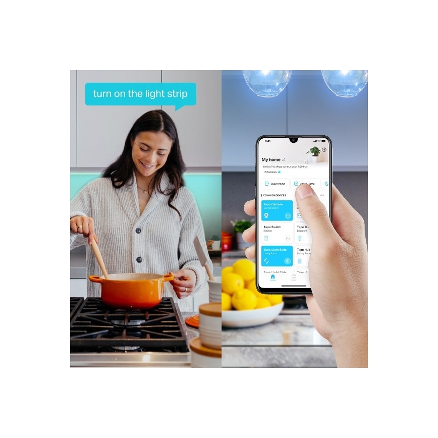 TP-Link - LED RGBW lente ar regulējamu spilgtumu 5 m LED/20,5W/230V Wi-Fi