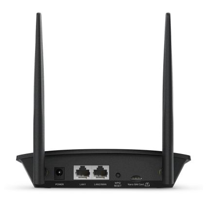 TP-Link - Maršrutētājs 300 Mb/s bezvadu N 4G LTE TL-MR100 Wi-Fi