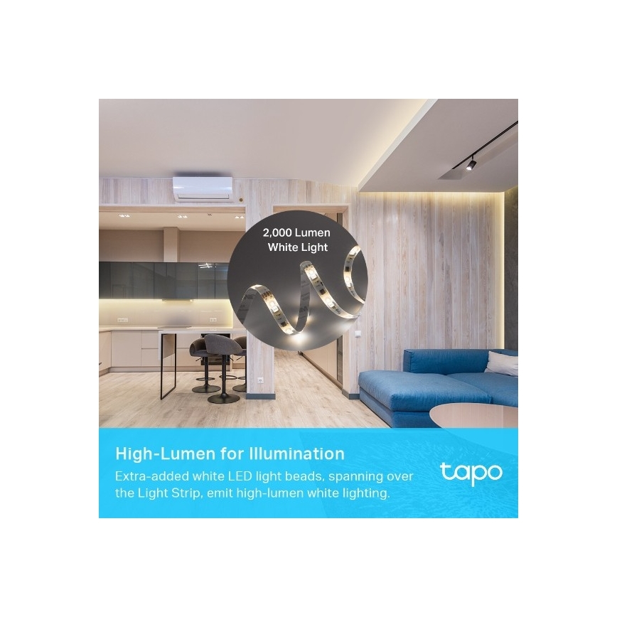 TP-Link - RGBW LED lente ar regulējamu spilgtumu, 5 m, LED/24W/230V, Wi‑Fi