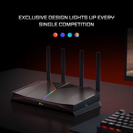 TP-Link - Spēļu divjoslu Wi-Fi 7 maršrutētājs Archer GE230