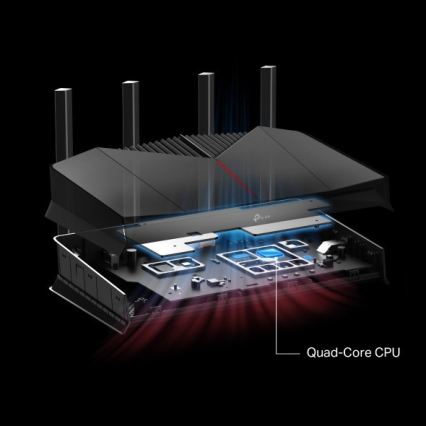 TP-Link - Spēļu divjoslu Wi-Fi 7 maršrutētājs Archer GE230