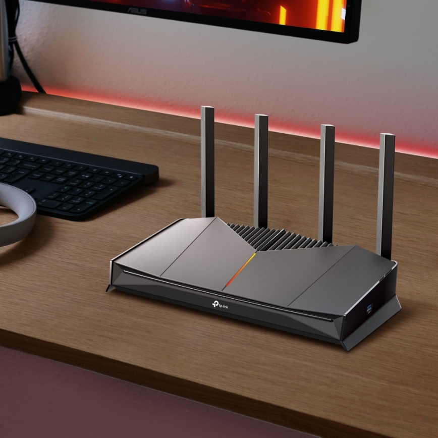 TP-Link - Spēļu divjoslu Wi-Fi 7 maršrutētājs Archer GE230