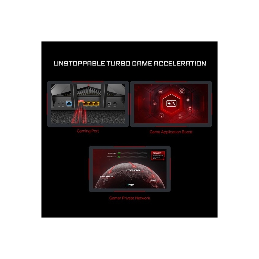 TP-Link - Spēļu divjoslu Wi-Fi 7 maršrutētājs