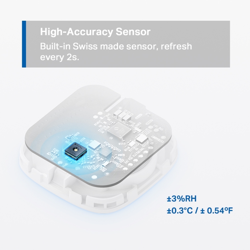 TP-Link - Temperatūras un mitruma viedais sensors 1xCR2450 Wi-Fi